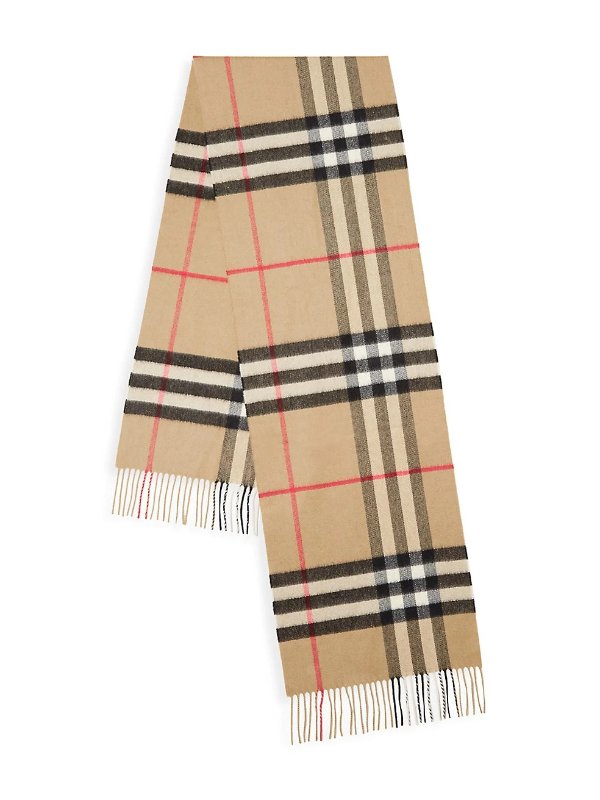 The Classic Giant Check Cashmere Scarf