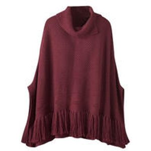 Coldwater Creek Women's Knitted Sweater Poncho