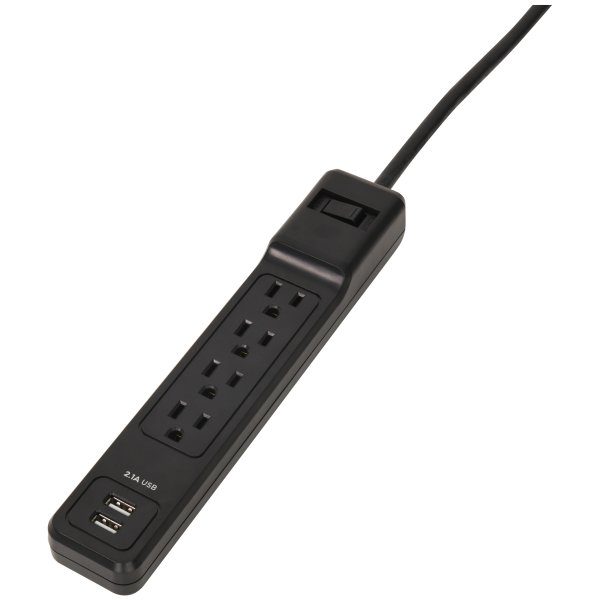 4 Outlet 2 Usb Surge Protector