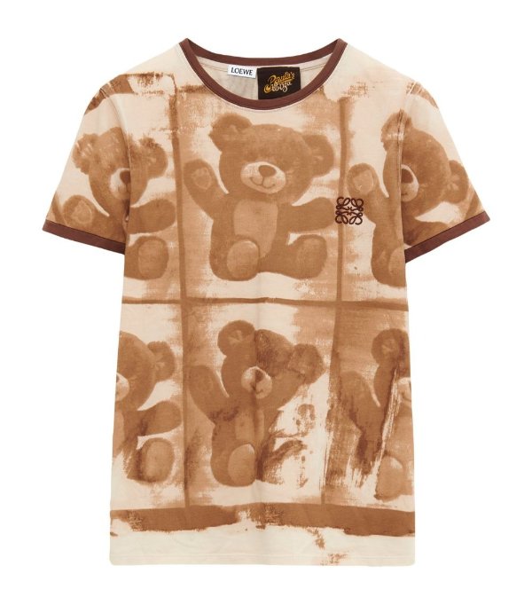 x Paula's Ibiza Teddy Bear Print T-Shirt