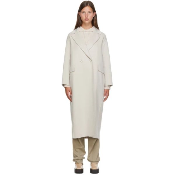 Off-White Wool Argo Coat