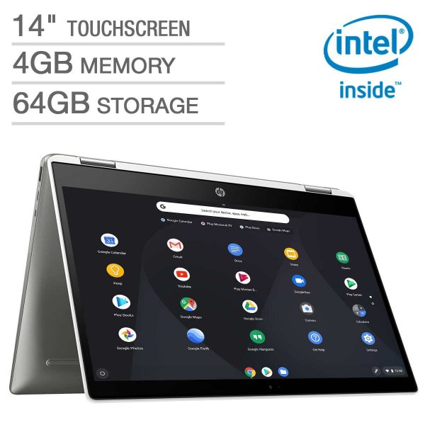 14" Touchscreen 2-in-1 Chromebook - Intel Pentium Silver - 1080p