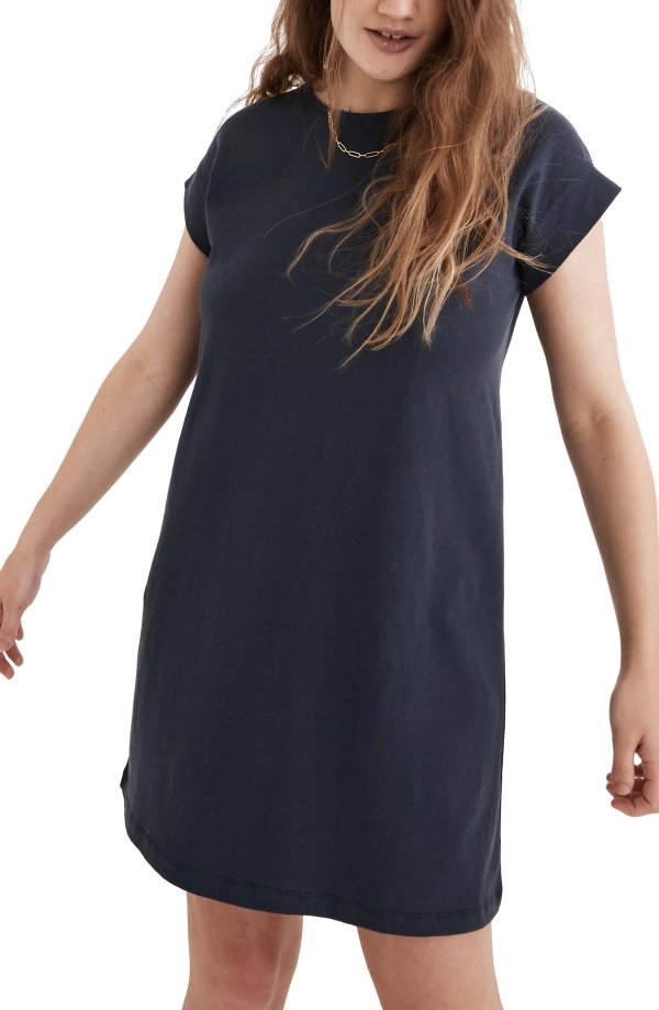 Cap Sleeve T-Shirt Dress