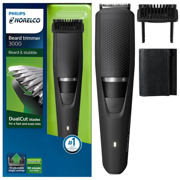 Norelco Electric Beard Trimmer and Hair Clipper Series 3000