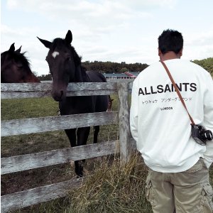 即将截止：Allsaints 网一大促 封面卫衣$104 羊毛披肩$188