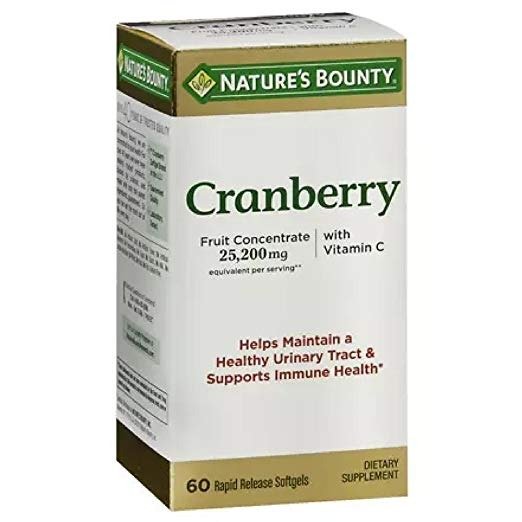 Cranberry Dietary Supplement 60 Soft Gels