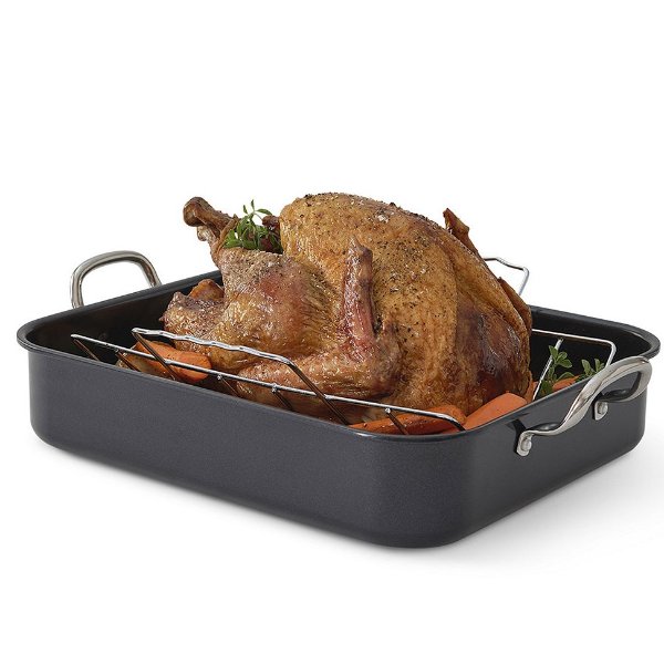 Cooks 2-pc. Nonstick Roaster with Rack