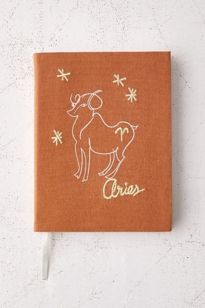 Zodiac Embroidered Journal