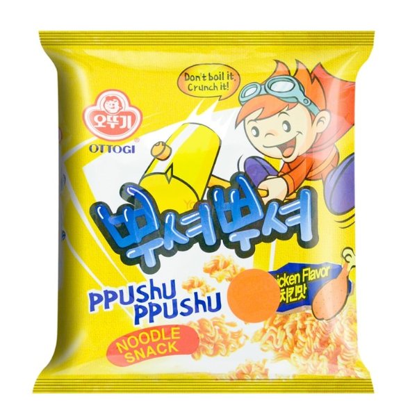 OTTOGI不倒翁 PPUSHU PPUSHU干脆面 韩式烤鸡味 90g