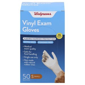 Walgreens Vinyl Gloves Large 50 ea