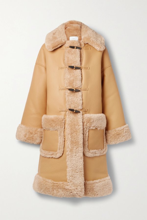 Brunswick oversized faux shearling coat