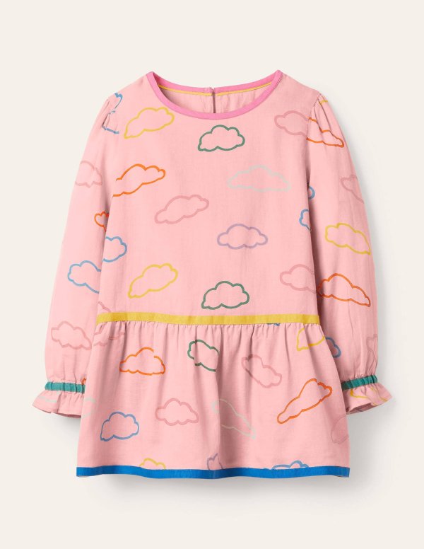 Woven Tunic - Provence Dusty Pink Clouds | Boden US