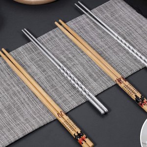 Hiware 10 Pairs Reusable Chopsticks Set