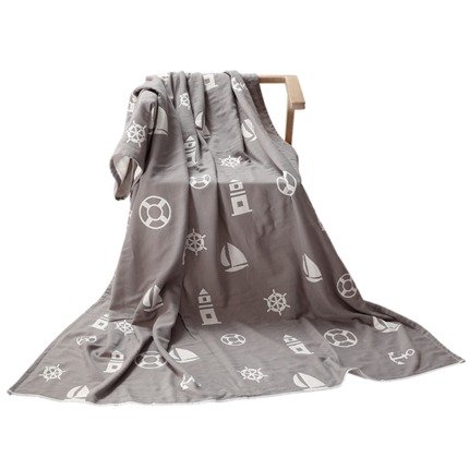 【自营】三利毛巾被夏季薄款午睡毯子纯棉纱布空调毯50611