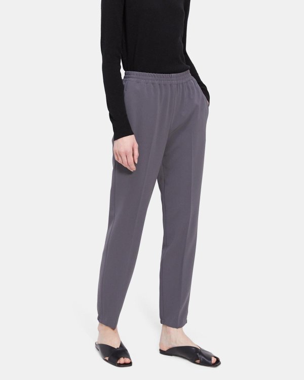 Easy Jogger Pant in Crepe