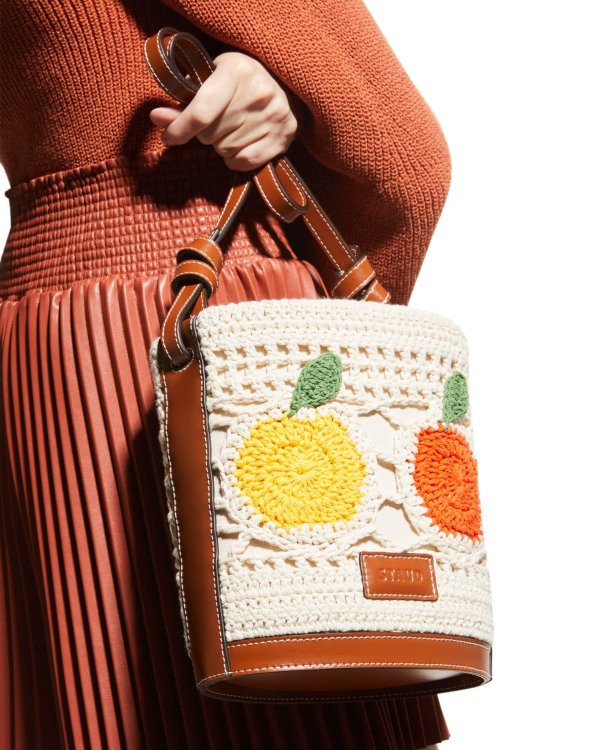 Anita Fruit Crochet Bucket Bag