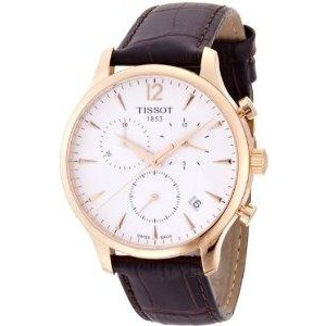 Tissot Men&#39;s T0636173603700 Tradition Analog Display Swiss Quartz Brown Watch