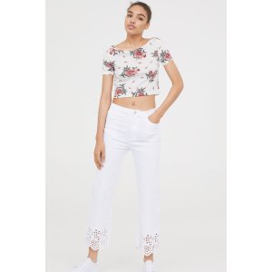 H&M 白色长裤