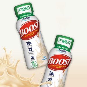 BOOST 香草口味高蛋白纤维饮料 8oz 24瓶 多种营养元素