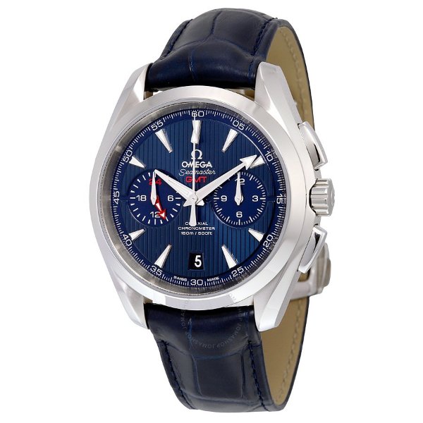 Seamaster Aqua Terra Chronograph GMT Automatic Chronometer Blue Dial Men's Watch 231.13.43.52.03.001