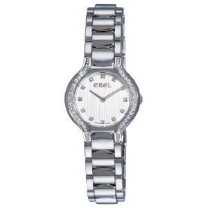EBEL New Beluga Mini Silver Dial Stainless Steel Bracelet Ladies Watch 1215868
