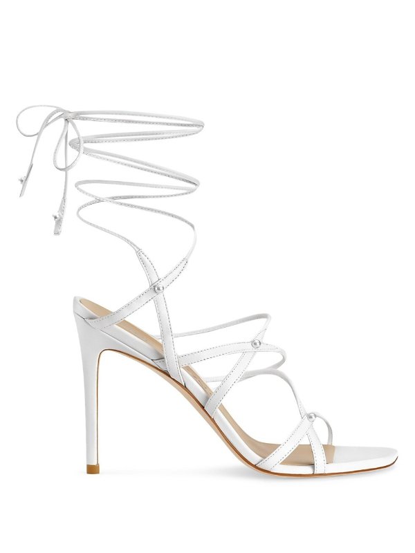 Astrid Lace-Up Leather Sandals