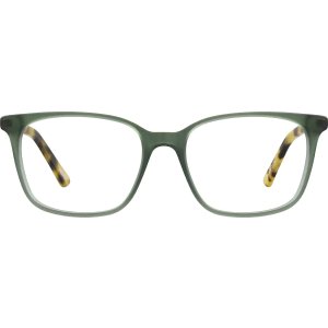 Green Square Glasses #4423524 | Zenni Optical Eyeglasses