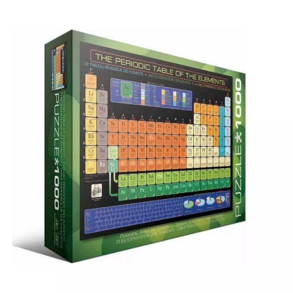 The Periodic Table of The Elements Jigsaw Puzzle - 1000pc