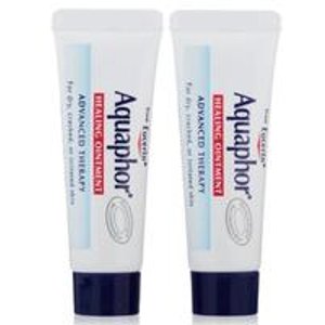 Aquaphor Healing Ointment Dry, Cracked and Irritated Skin Protectant 0.35 oz Dual Pack