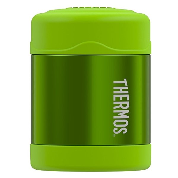 Funtainer 10 Ounce Food Jar, Lime Green