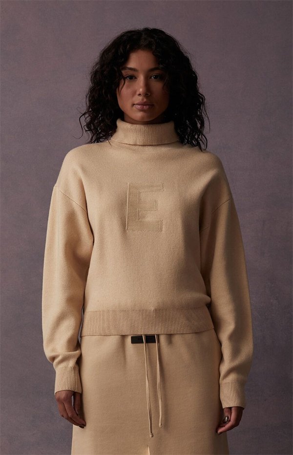 Women's Sand Turtleneck Sweater | PacSun