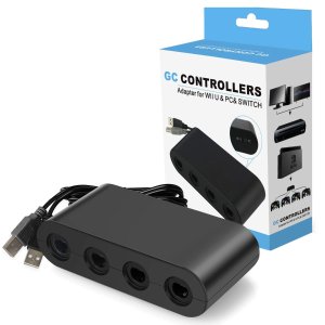 Gamecube Controller Adapter for Nintendo Switch, Wii U & PC