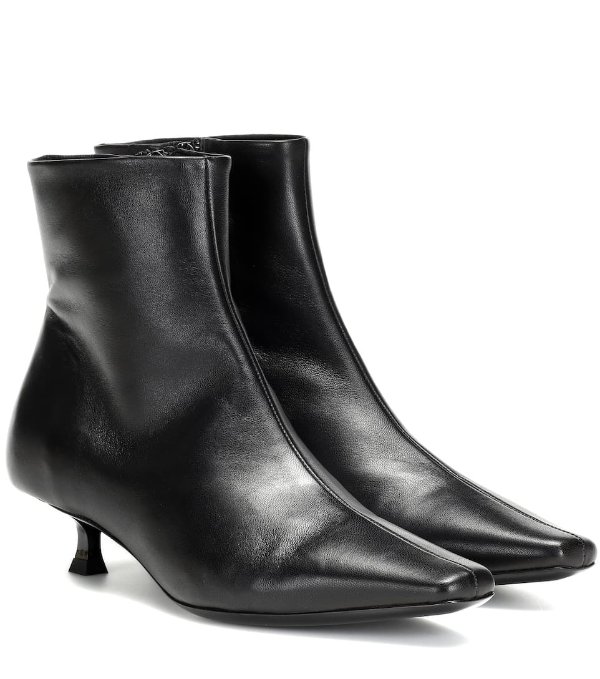 Laura leather ankle boots