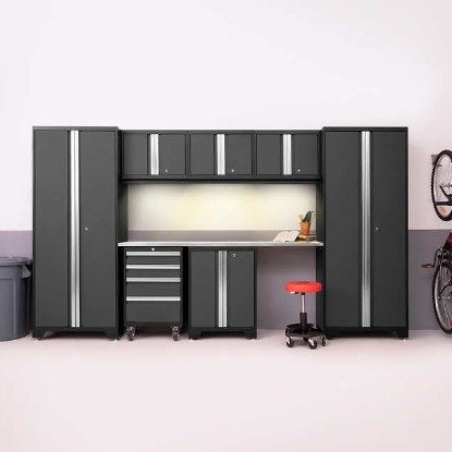 NewAge Products Bold 3.0 Series Storage Cabinet 8-piece Set