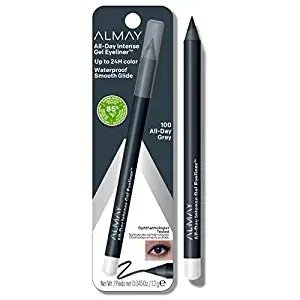 All-Day Intense Gel Eyeliner, Longlasting, Waterproof, Fade-Proof Creamy High-Performing Easy-to-Sharpen Liner Pencil, 100 All-day Grey, 0.045 Oz./ 1.3g
