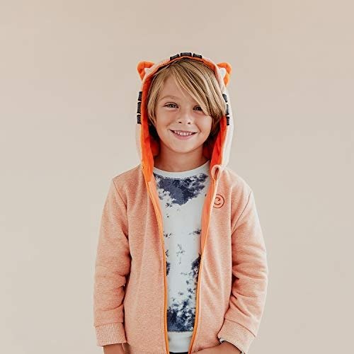 Cubcoats Tomo The Tiger - 2-in-1 Transforming Hoodie & Soft Plushie - Orange