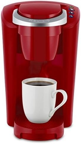 K-Compact Single-Serve K-Cup Pod Coffee Maker, Red