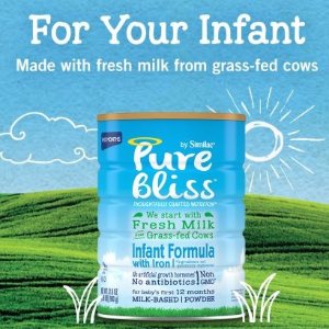 Similac Pure Bliss Toddler Drink with Probiotics, Starts with Fresh Milk from Grass-Fed Cows, 31.8 ounces (Single Can)