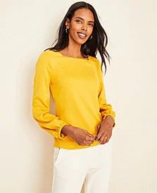 BoatneckLuxeTee|AnnTaylor