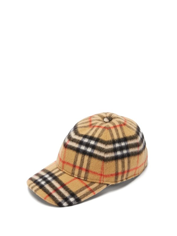 House-check wool baseball cap | Burberry | MATCHESFASHION US