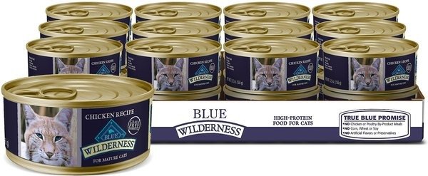 Wilderness 无谷物鸡肉配方猫罐头 5.5oz 24罐