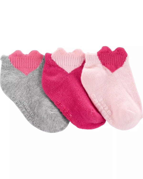 3-Pack Heart Ankle Socks3-Pack Heart Ankle Socks