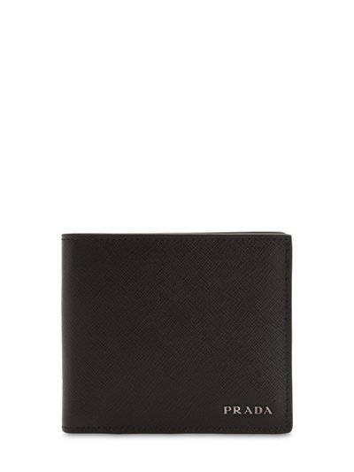 TWO TONE SAFFIANO LEATHER CLASSIC WALLET