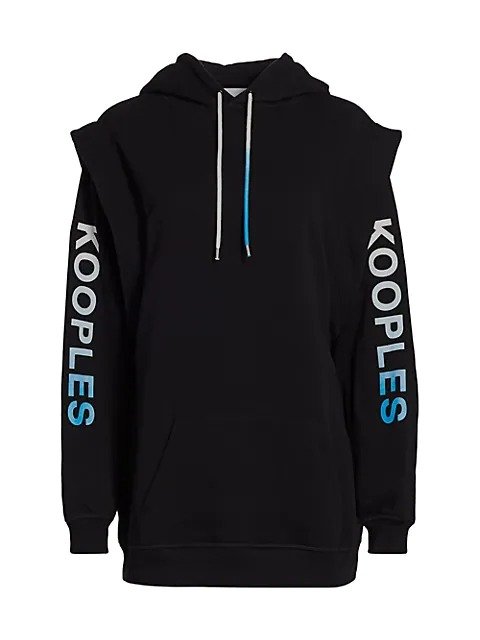 Kooples Logo Sleeve Hoodie