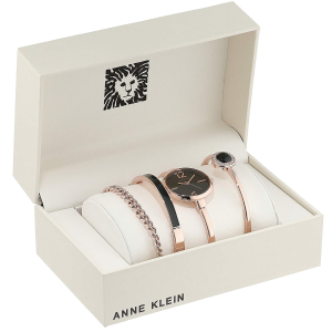Anne Klein 施华洛世奇水晶 手表手镯四件套
