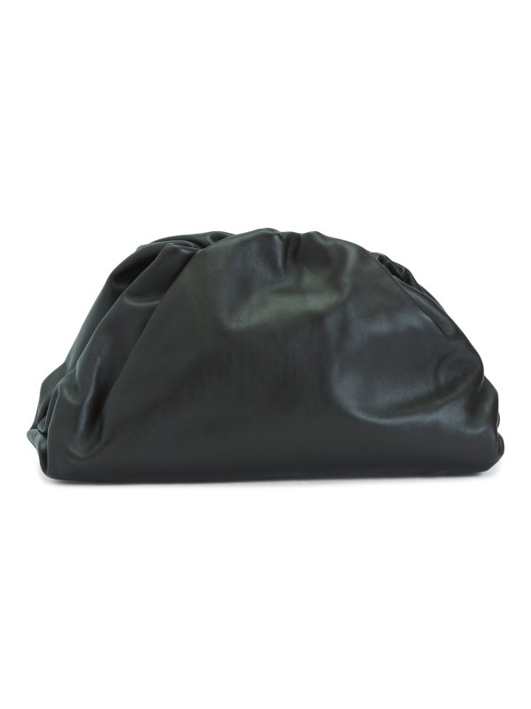 Made In Italy Leather Oversized Pouch