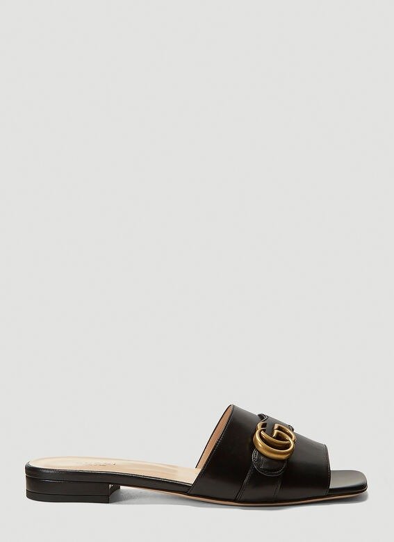 GG Marmont Mules in Black