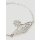 Thin Lines Flat Orb Bracelet in Silver
