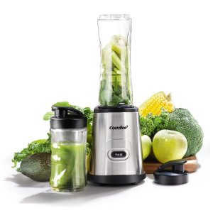 COMFEE' Compact Personal Blender with 20 Oz and 10 Oz Travel Cups