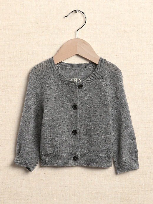 Baby Merino-Cashmere Cardigan Sweater